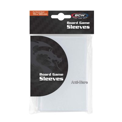 BCW Tarot Card Sleeves - 70MM x 120MM for Tarot & Board Game Cards | 4 MIL Thick, Durable Protection | Acid-Free, Archival Quality for Card Preservation | 50 Sleeves per Pack