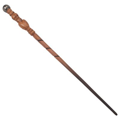 Cottage Garden Brown Woodgrain Heart 13.75 inch Resin Collectible Witch Wizard Cosplay Magic Wand
