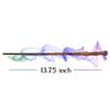Cottage Garden Brown Woodgrain Heart 13.75 inch Resin Collectible Witch Wizard Cosplay Magic Wand view 3