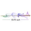 Cottage Garden Rope Wrapped Bone 13.75 inch Resin Collectible Witch Wizard Cosplay Magic Wand view 3