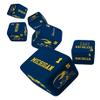 Masterpieces Game Day - NCAA Michigan Wolverines - 6 Piece Team Logo Dice Set - D6 Standard Size view 2