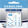 Masterpieces Game Day - NCAA UNC Tar Heels - 6 Piece Team Logo Dice Set - D6 Standard Size view 1