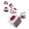 Masterpieces Game Day - NCAA Arkansas Razorbacks - 6 Piece Team Logo Dice Set - D6 Standard Size view 3