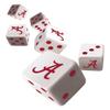 MasterPieces Game Day - NCAA Alabama Crimson Tide - 6 Piece Team Logo Dice Set - D6 Standard Size view 2