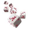 MasterPieces Game Day - NCAA Alabama Crimson Tide - 6 Piece Team Logo Dice Set - D6 Standard Size view 4