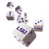 Masterpieces NCAA Louisiana State University (LSU) Tigers Dice Set, Team Colors, one Size view 3