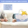 ABenkle Diaper Caddy Organizer - Cotton Rope Nursery Storage Basket for Baby Essentials, Boys & Girls Shower Gift, Changing Table Organizer view 2