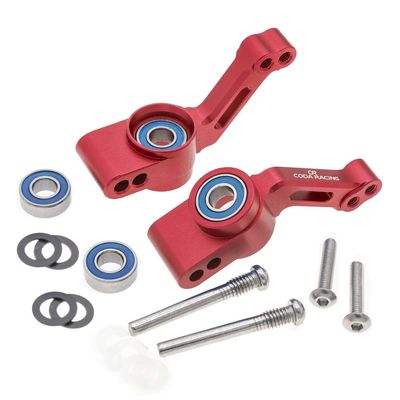 CODA RACING RC Alloy Rear Stub Axle Carriers for Traxxas 1/10 Rustler 4X4, Stampede 4X4, Slash 4X4 4WD-Replaces Part 1952(Pair)