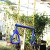 18" Trapeze Swing Bar Rings 48" Heavy Duty Plastic Coated Chains Swing Set Accessories Playground Swing Seat view 4