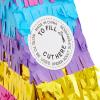 BLUE PANDA Rainbow Number 4 Pinata - Easy Fill Top Opening & 4th Birthday Party Decorations - Vibrant Tissue Layers & Number 4 Pinata - Indoor & Outdoor Party Supply - Multicolored - 12 x 17 x 3 in view 4
