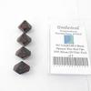 Black Opaque Dice with Red Pips D10 20mm (25/32in) Pack of 4 Wondertrail view 1