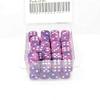 Violet Festive Dice with White Pips 12mm (1/2in) D6 Pack of 50 Wondertrail view 2