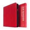 Vault X 12 Pocket Trading Card Zip Binder - 480 cards, Premium Exo-Tec Album Material, 20 Side-Loading Pages, Folder for Collectible Card Games, Sports, TCG (Red) view 1