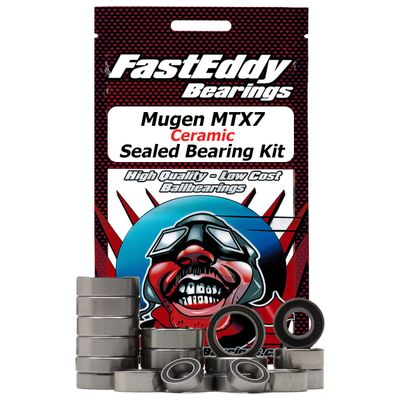FastEddy Bearings Compatible with Mugen MTX7 Ceramic Sealed Bearing Kit