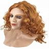 Luxury Novelty Female Blonde Blue Eyes Latex mask Wig Party Cosplay Carnival Halloween mask Carnival Carnival view 2