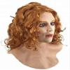 Luxury Novelty Female Blonde Blue Eyes Latex mask Wig Party Cosplay Carnival Halloween mask Carnival Carnival view 4