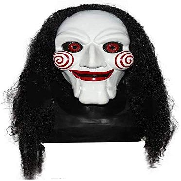 Luxury Novelty Movie Puzzles Puppets Grim Face Mask Latex Mask Halloween Mask Costume Masquerade Props Cosplay Mask Party Props Carnival Carnival