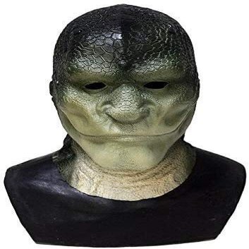 Luxury Novelty Scary Snake Head mask Lizard mask Snake Skin mask Latex mask Halloween mask Costume Fancy Dress Party Props Cosplay mask Party Props Carnival Carnival