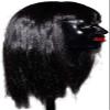Luxury Novelty Black Female mask Wig Wig Latex mask Halloween Costume Halloween mask Costume Fancy Dress Party Props Cosplay mask Party Props Carnival Carnival view 2