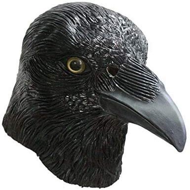 Luxury Novelty Crow Head Latex Mask Animal Christmas Halloween Fancy Dress Party Party Decoration Accessories Bird Head Costume Accessories Carnival Carnival