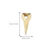 Minkissy 10pcs Halloween Costume Claws Fake Finger Nail Tip Rings Halloween Cosplay Props Party Supplies Bronze view 2