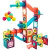 LTKFFFdp Magnetic Building Blocks STEM Educational Toys for Kids Ages 4-12, Ball Track and 3D Stacking Construction Set view 1