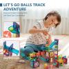 LTKFFFdp Magnetic Building Blocks STEM Educational Toys for Kids Ages 4-12, Ball Track and 3D Stacking Construction Set view 3