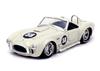 Jada Toys Bigtime Muscle 1:24 1965 Shelby Cobra 427 S/C Die-cast Car White, Toys for Kids and Adults view 1