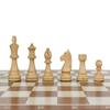3.75" King Height Collector Premium Wooden Staunton Chessmen Chess Pieces Staunton Standard in Black Box view 2