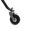 50cc RC Plane Landing Gear Carbon Tail Wheel Assembly 1.5 inches Rubber Tire Kit for RC Airplane view 3