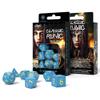 Q-Workshop QWOSCLR2E Classic Runic Dice44; Blue & Yellow - Set of 7 view 1