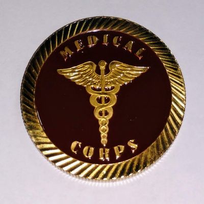 Army Medical Corps Military Honor Challenge Art Coin