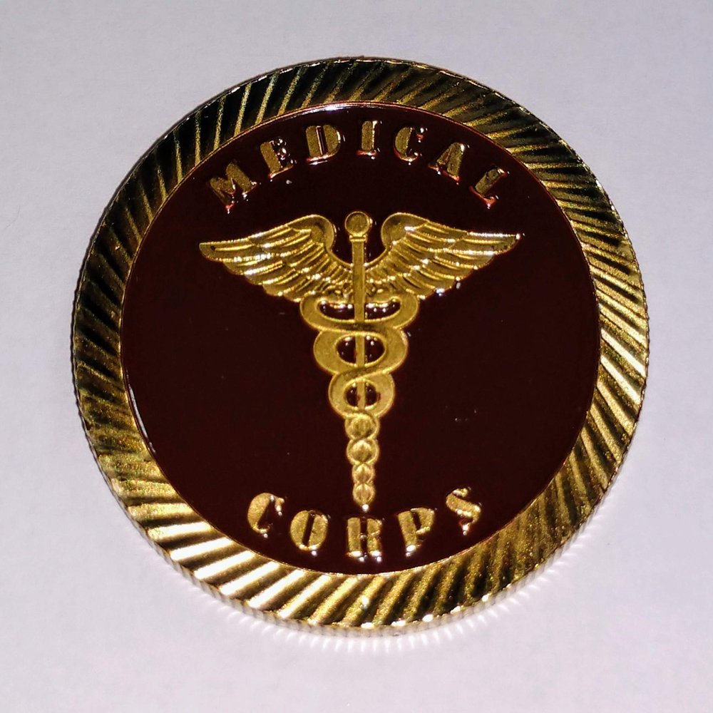 Army Medical Corps Military Honor Challenge Art Coin