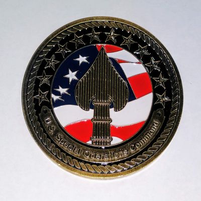 Special Operations Command Air of Operations Large Military Honor Challenge Art Coin