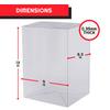 EVORETRO Pop Protector 10 inch for Funko Pop 10 inch Figures - 10 Pack - 0.40 mm Clear Thick PET Plastic Box Case Protector, Anti-Scratch, Stackable Display Case, Will Last for Years to Come view 4