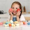 BESTAMTOY 36 PCS Wooden Sorting Stacking Rocks Stones,Sensory Toddler Toys Learning Montessori Toys, Building Blocks Game for Kids 3 4 5 6 Years Boy and Girl Birthday Gifts for Kids view 2