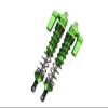 GPM for TRAXXAS 1/7 Unlimited Desert Racer Aluminum Front L-Shape Spring Damper (135MM) -2PC Set (Green) view 1