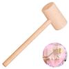 ZAUGONTW Wooden Crab Mallet for Chocolate, Mini Wooden Hammer Multi-Purpose for Kids Toys Crab Lobster Mallets1Pcs view 1