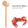 ZAUGONTW Wooden Crab Mallet for Chocolate, Mini Wooden Hammer Multi-Purpose for Kids Toys Crab Lobster Mallets1Pcs view 3