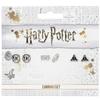 Official Harry Potter Stud Earring Set including Platform 9 3/4, Hedwig & Letter, and the Deathly Hallows earrings WE0107 view 1
