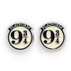 Official Harry Potter Stud Earring Set including Platform 9 3/4, Hedwig & Letter, and the Deathly Hallows earrings WE0107 view 4
