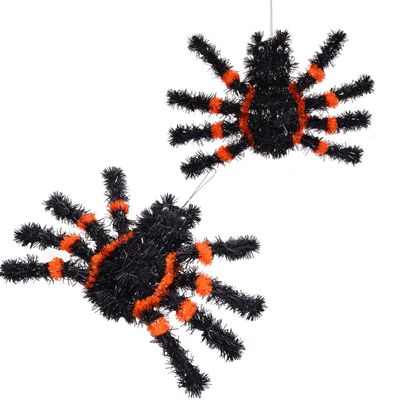 2pcs Hanging Ornaments Creative Halloween Decor for Indoor Outdoor Use Weather Plastic for Parties Bars and Displays