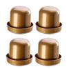 4sets Thicken Dice Cup Broken-Resistant Ktv Dice Box for with Dices Anti-Cheating Design for Bar and Party Use Golden view 1