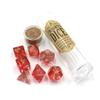 Enchanted Dice - TRPG Polyhedral Die Set for D&D (Transparent Red) view 2