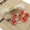 Enchanted Dice - TRPG Polyhedral Die Set for D&D (Transparent Red) view 4