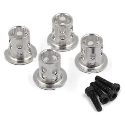 Yeah Racing YA-0530SV Aluminum Adjustable Body Mounts 4pcs Silver