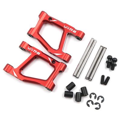 Yeah Racing TATT-038RD Alum Rear Lower Arm Set Red : Tamiya TT-01/ TT-01E