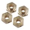Yeah Racing AXSC-019 Brass Hex Adaptor : SCX10 III/Capra view 1