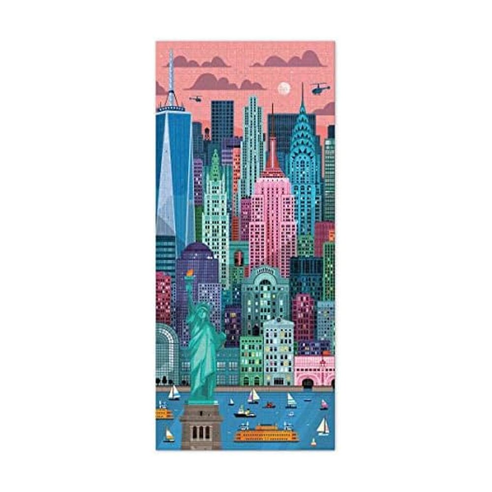 Genuine Fred NEW YORK by Little Friends of Printmaking, 1000 piece puzzle