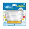 Dr. Brown's No-Slip Strong Suction Bowls for Babies and Toddlers, Baby Led Feeding, 2-Pack, BPA Free, 4m+ view 1